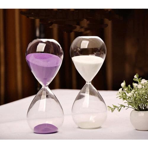 Creative Sand Clock Hourglass Timer Clock Sandglass Tea Timers Craft Birthday Gift As Delicate Home Decorations 5/10/30/60min