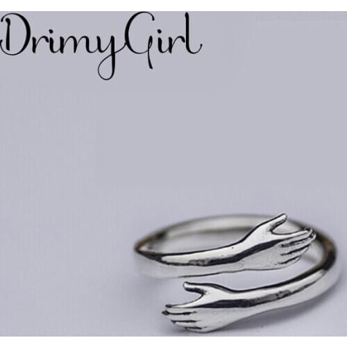 Original Design Bohemian Retro Hand Hug Ring For Women Fashion Open Finger Rings Female Boho Jewelry