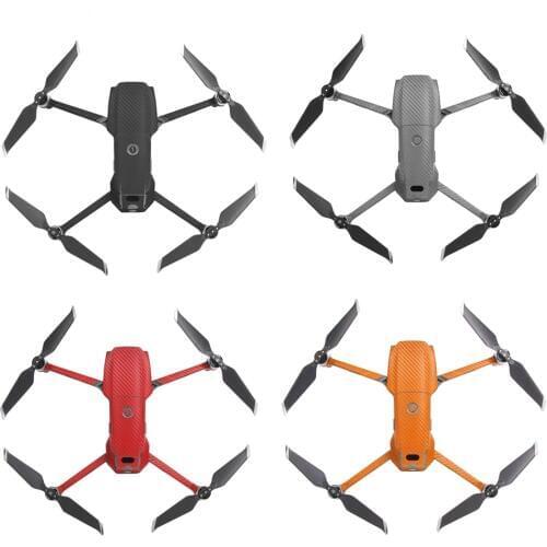 4 Color Mavic 2 Drone Remote Controller Battery Carbon Skin Decals Waterproof PVC Stickers for DJI MAVIC 2 PRO & ZOOM Drone