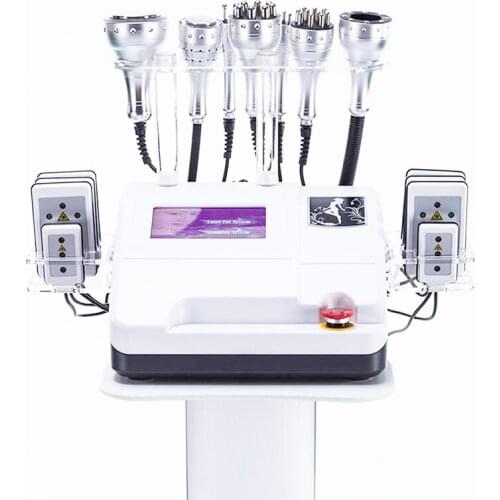 2020 Effective 8 in 1 40K ultrasonic rf vacuum cavitation machine 8 Pads 650nm Lipo Laser Slimming Machine Skin Lifting