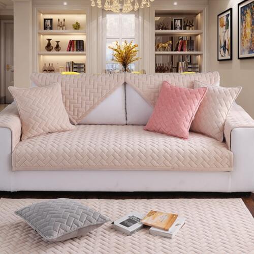 New Hot Winter sofa cushion plush fabric universal non-slip modern minimalist sofa cushion cover all-inclusive towel cover