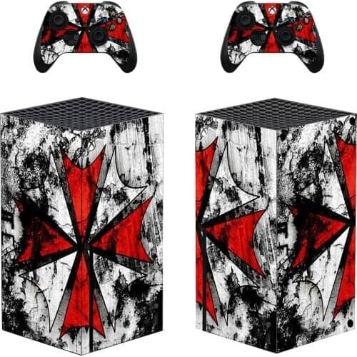 New Game Skin Sticker Decal Cover for Xbox Series X Console and 2 Controllers Xbox Series X Skin Sticker Vinyl