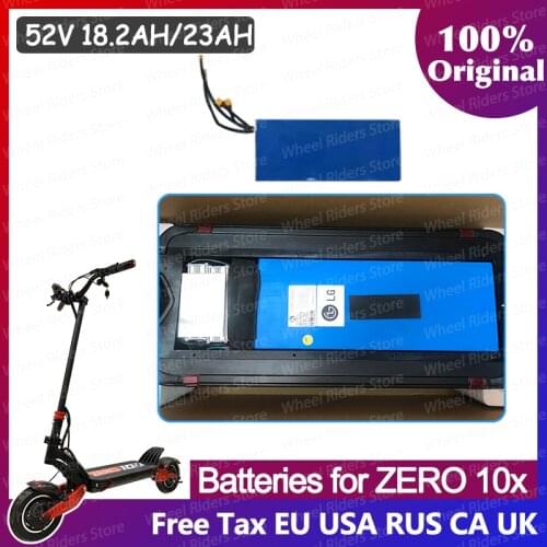 Original Batteries For ZERO 10X electric scooter 52V 18.2ah/23ah accessories battery