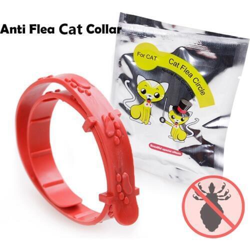 Anti Flea Mite Tick Cat Collar No Flea Grooming Tool Kitten Remedy Neck Strap Pet Collar Adjustable