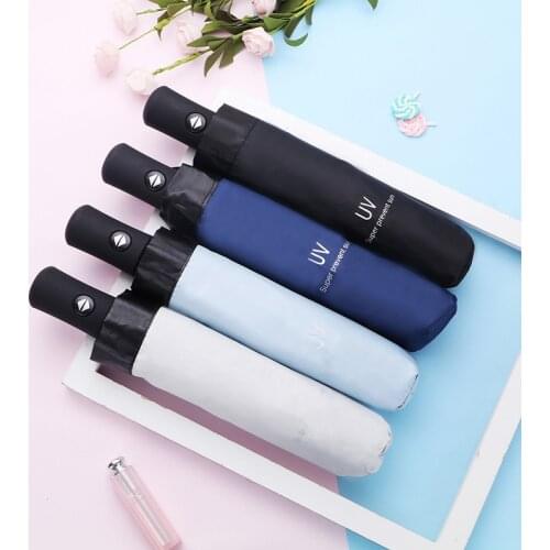 Wind Resistant Fully-Automatic Umbrella Rain Women for Men 3Folding Gift Parasol Large Travel Business Car 10K Umbrella