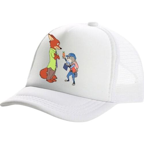 High quality Zootopia baseball cap mens and womens outdoor all-match sunscreen baseball cap