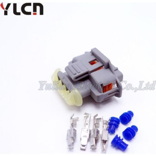 High Quality Brand Grey 1 set 4 Pin/way Waterproof Sealed Electric Sensor auto wire connector Male Set Plug
