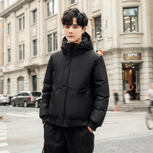 Winter Coat Men Brand Down Jacket Hooded Clothing 2019 Thick Warm Short Duck Down Parka Coats Overcoat Hiver Ropa LW1652