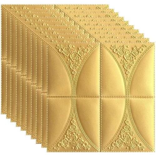 1/5/10pcs 3D Wall Stickers Bedroom Decoration Waterproof Self Adhesive Wallpaper For Living Room Kitchen TV Background Decro