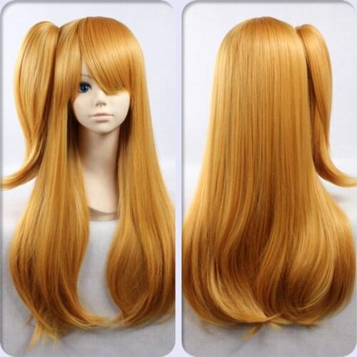 1pcs Anime FAIRY Tail Lucy Single Ponytail Wig Cosplay Costume Prop Christmas Party Decor Synthetic Hair for Women Girl