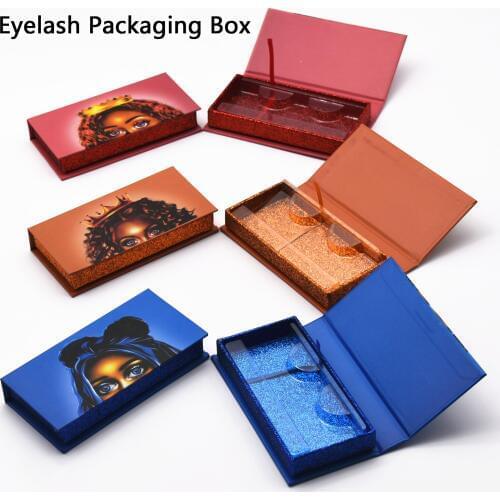 30/40/50/100 pcs Eyelash Packaging Box Wholesale Lash Boxes Packaging Fashion Lash Packaging Empty Eyelash Packaging Bulk Boxes