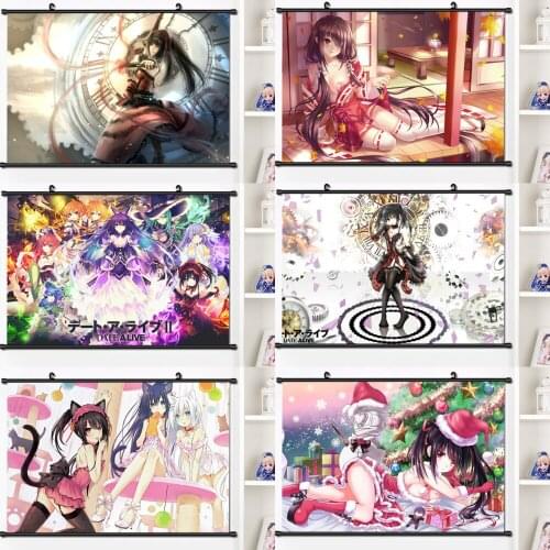 5D Diamond Painting Anime Cross Stitch Kits DATE A LIVE Diamond Mosaic Embroidery Full Square Round Kids Room Decoration Gift