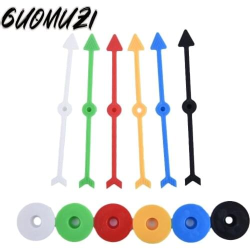 6Pcs Arrow Plastic Pawn Chess For Board Game And Card Game DIY Pointer Indicator Turntable Accessories 100mm Length 6 Styles