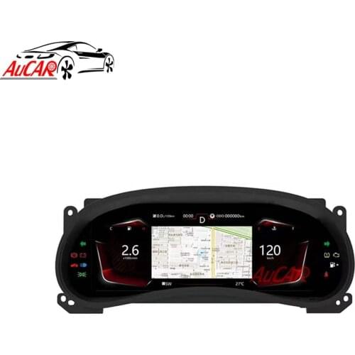Aucar 12.3" Android 9 Car Digital Instrument cluster panel LCD Navigation Dashboard speedometer For Jeep Wrangler 3 JK 2011-2017