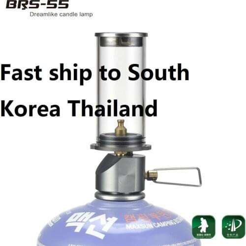 Brs-55 Outdoor Gas Lantern Camping Tent Light Ultralight Portable Candle Lamp fast delivery to South Korea and Thailand brs