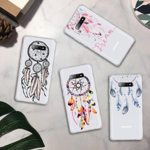 Dream Catcher pattern Phone Case Transparent For Samsung Galaxy S Note 8 9 11 20 10 Pro E LITE P Plus A81