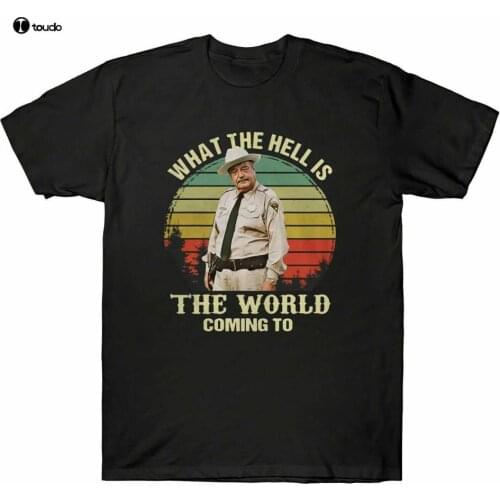 What The Hell The World Coming To Buford Smokey Bandit Retro Black T-shirt