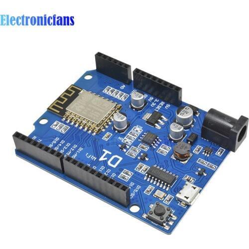 ESP-12E For WeMos D1 WiFi UNO Shield Based ESP8266 ESP8266EX For Arduino IDE 3.3V/5V Support OTA Wireless Upload