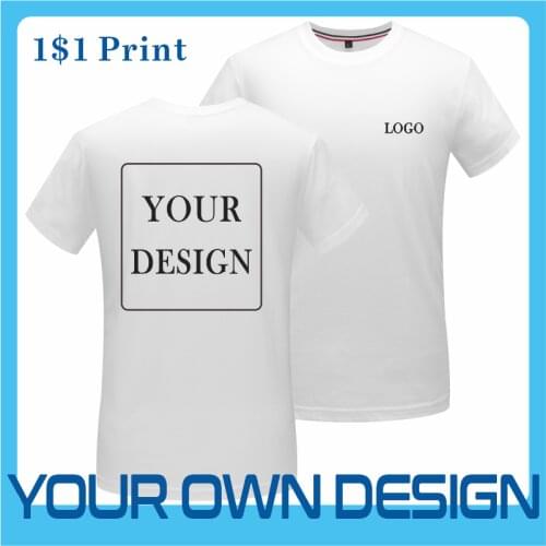 100% Cotton T-Shirt Custom Logo Casual T-Shirt Comfortable Short-Sleeved T-Shirt Men Women Round Neck T-Shirt Breathable top