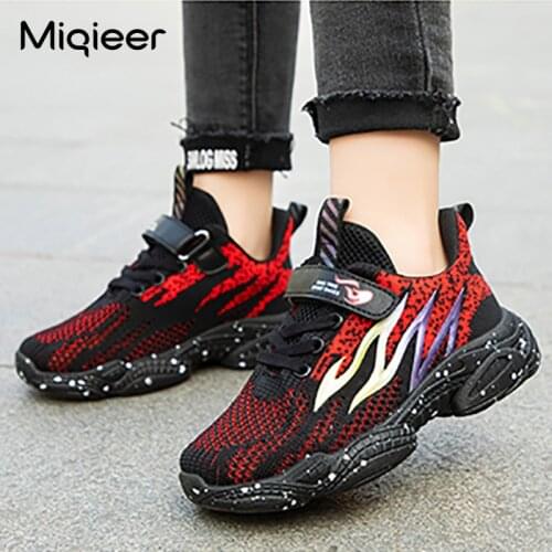 Kids Shoes Boys Sports Mesh Sneakers 2021 Spring Autumn Children Running Shoes Baby Breathable Soft Non-slip Casual Sneakers