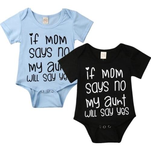 Citgeett Summer Casual Infant Newborn Baby Boy Girl Romper Clothes Letters Outfit Jumpsuit Letters Playsuit