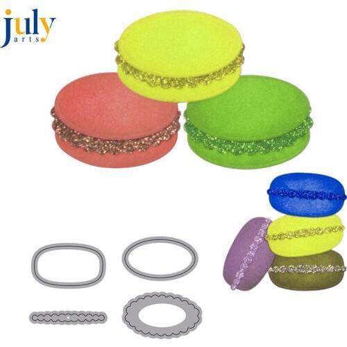 Julyarts Wavy Ellipse Metal Cutting Dies for DIY Scrapbooking Die Stencils Embossing DIY Card Photo Album Decoration