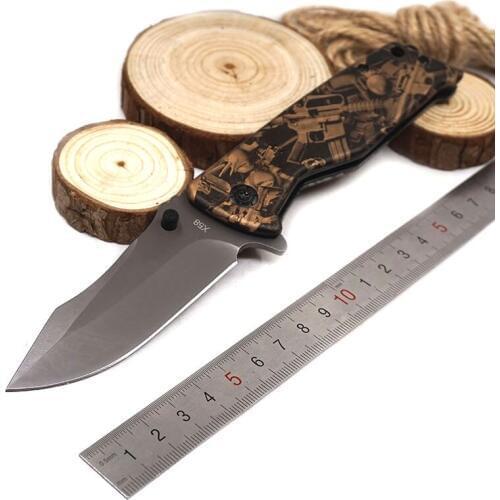 Multi Folding Knife Titanium Hunting Survival Knife EDC Tool 5Cr13 Blade Tactical Camping Pocket Knives Outdoor Hand Tools