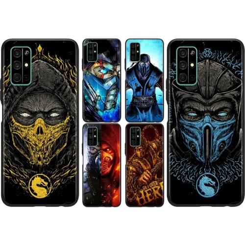 Mortal Kombat For Huawei Honor 50 SE V30 View 20 V20 30i 30S 30 20S 20E 20i 20 Lite Pro Plus Soft Phone Case