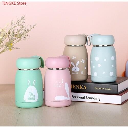 320ML New High-quality 304 Stainless Steel Vacuum Flask, Portable and Handy Cup, Student Cartoon Water Cup