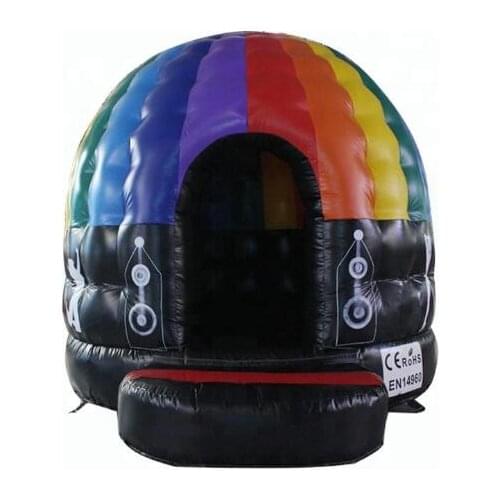 New arrvail Music disco dome inflatable used commercial bounce house for sale