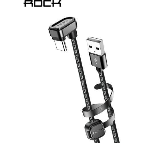 ROCK USB Type C Cable for Phone Cable U Shape Game Fast Charging Stand for Samsung Galaxy S8 Nexus 5X Xiaomi OnePlus Macbook