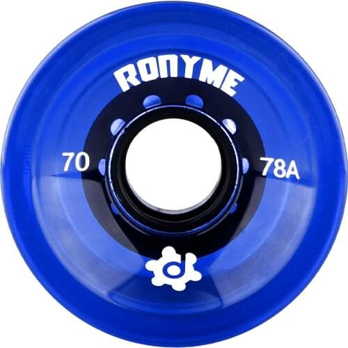 Ronyme 78A ABEC9 Skateboard Wheels Replacement High Performance Longboard PU Roller Wheels Mini Cruiser Wheels Replacement Wheel