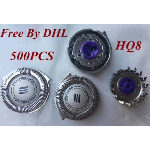 500Pcs Replacement Shaver Head razor blade For Norelco Philips HQ8 AT750 AT751 AT890 AT891 HQ7120 HQ7100 HQ7140 HQ7160 HQ7180