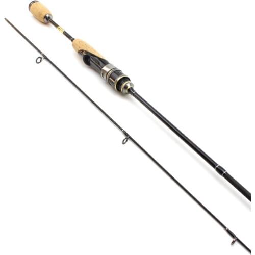 Carbon horse mouth rod Luya UL adjustable solid rod slightly straight handle rod Luya rod