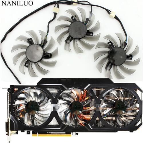 New 75MM T128010SU 0.35A Cooling Fan For Gigabyte GTX 670 680 760 Ti G1 GTX 770 780Ti fan GTX Titan fan Video Card Cooler Fan