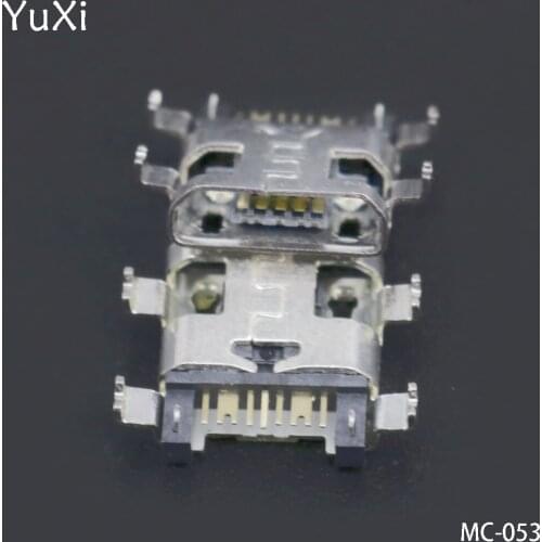 YuXi 100PCS Micro Usb Charge Port Dock Socket Jack For Samsung Galaxy I8262 S4 Mini I9190 I9192 I9195 W2014 Charging Connector