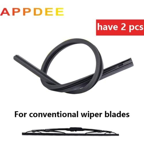 1pcs Car Vehicle Insert Rubber strip Wiper Blade (Refill) 6mm Soft 14" 16" 17" 18" 19" 20" 21" 22" 24" 26" 28" Car Accessorie
