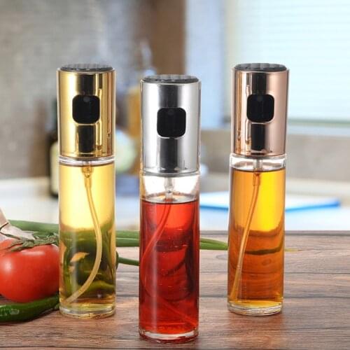 Kitchen Olive Oil Sprayer Bottle Pump Oil Pot Leak-proof Grill BBQ Sprayer Oil Dispenser BBQ Cookware Tools 1pc