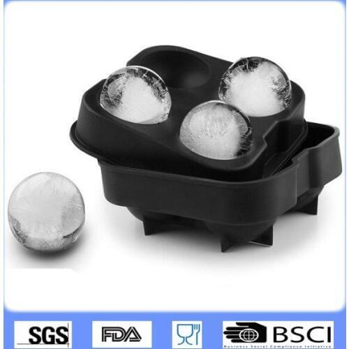 1Pc New Arrival , Bar Drink Whiskey Sphere Silicone Spherical Round Ball Ice Brick Cube Maker Tray Mold Mould