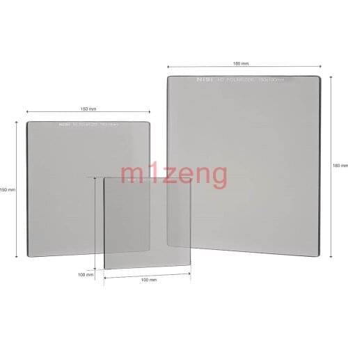 100x100 150x150 180x180 mm HD polarizer linear CPL square glass lens Filter 1 stop for dslr mirrorless camera landscape