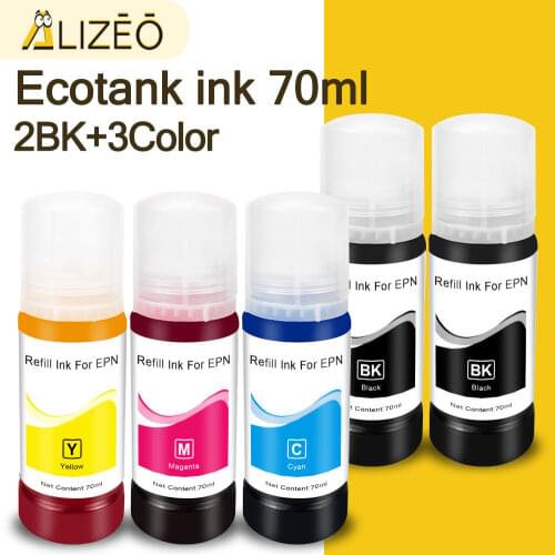 101 102 Refill Dye Ink For Epson EcoTank L301 L303 L313 L350 L351 L353 L355 L358 L365 L363 L455 L550 L551 L555 L565