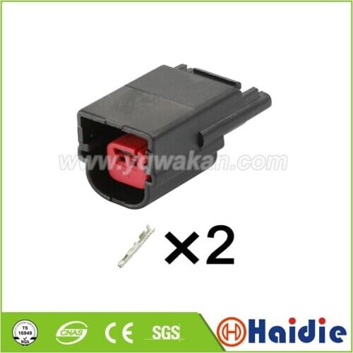 2sets 2pin Auto electric housing plug wiring cable waterproof sealed connector