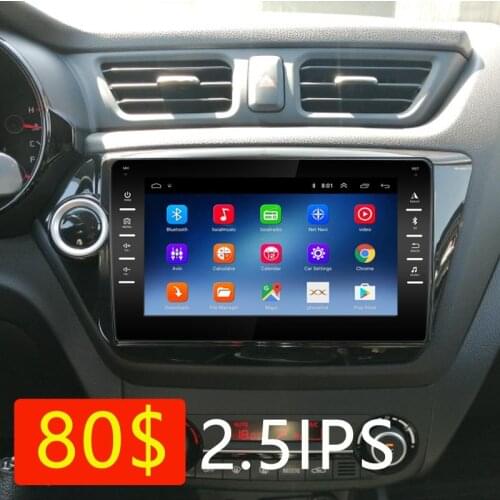 2din Android 9.0 car radio multimedia player navigatio for Kia RIO 3 4 Rio 2010 2011 2012 2013 2014 2015 2016 2017 2018 camera