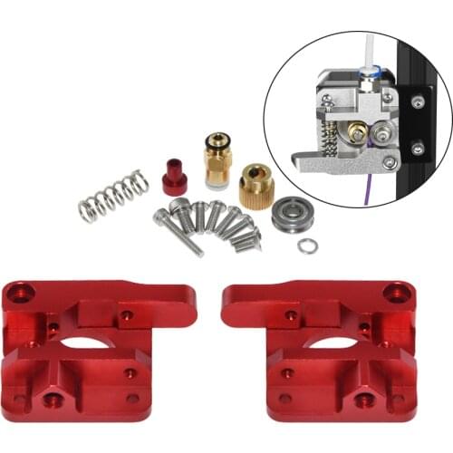 3D Printer Parts MK8 Extruder Aluminum Alloy Block Bowden Extruder 1.75MM Filament Extrusion For MK8 CR10 CR-10S Ender 3 Pro