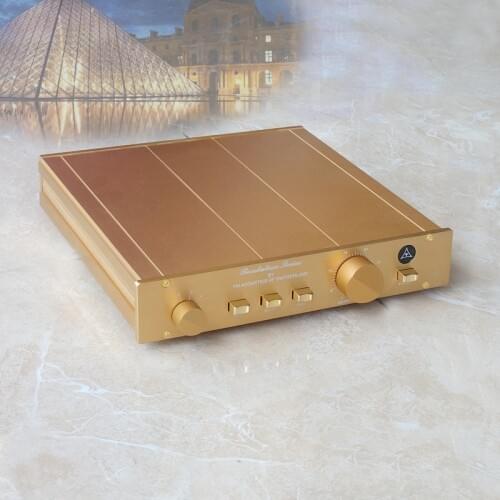 Finished High End Preamplifier Stereo HiFi Pre-Amplifier Monitor Based on FM-155 Preamp+ linear power supply