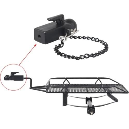 Metal Hitch Trailer Hook for SCX10 90046 TRX4 1/10 RC Crawler Car Parts