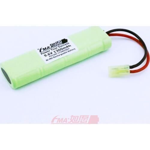 Ni-MH 9.6V 1300mAh Battery for AGM MP008 5859-T FPS-420 Airsoft Rifl 1/2A_8SH