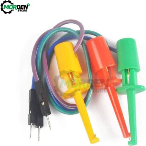 New Test Hook With Male Head DuPont Line Transistor Tester Test Hook For Electrical Test Work Hook Type Test Clip Dropship