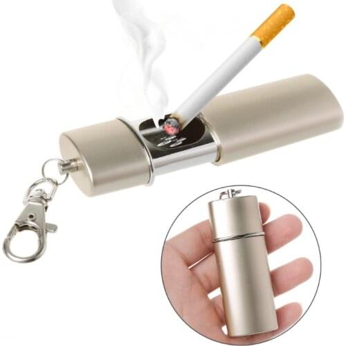 New Portable Mini Pocket Ashtray Keychain Fashion Environmental Smoking Accessories