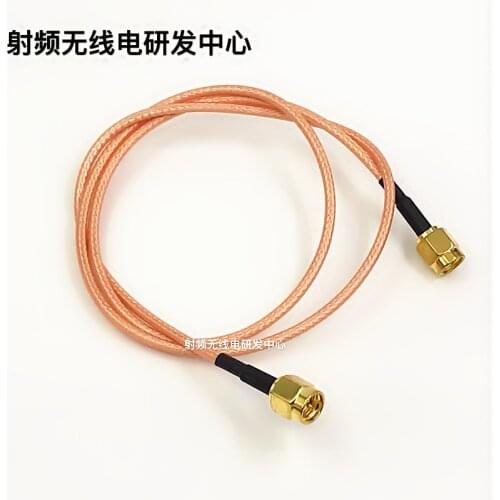 2pcs SMA SMA-JJ revolutionary radio frequency cable jumper RG316 signal cable